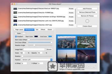 PDF Photo Album -  Mac上的图片PDF相册制作工具