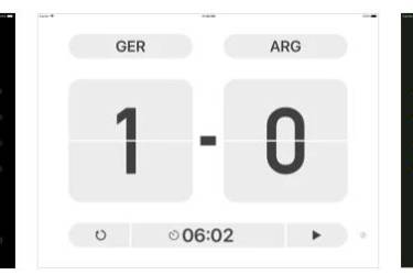 Table Score苹果iOS版(iPhone/iPad比赛计分软件)