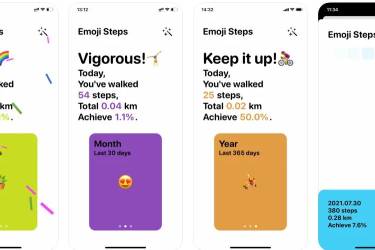 Emoji Steps苹果iPhone版 - 苹果手机计步器小组件