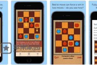 Tactical Checkers - 苹果iPhone/iPad国际跳棋游戏