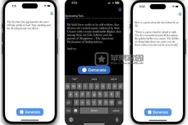AI Text Generation - 苹果Mac/iPhone/iPad的AI文章生成器(含教程)