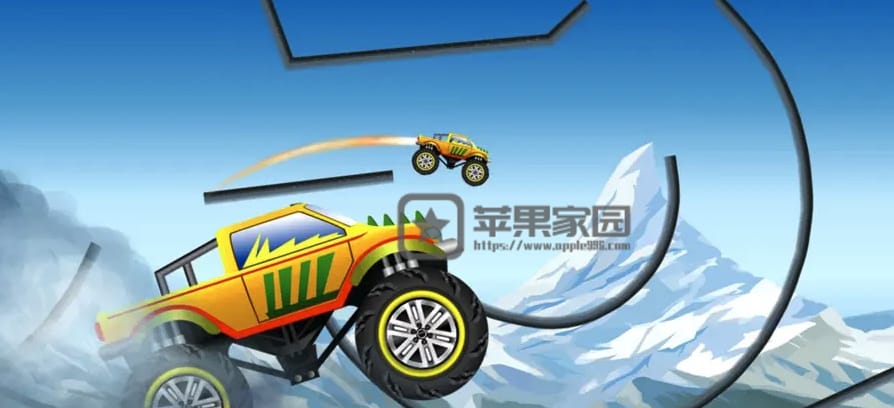 特技大脚车 - 苹果iPhone/iPad横版特技竞速游戏