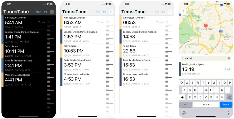 Time&Time苹果iOS版 - iPhone/iPad世界时钟软件