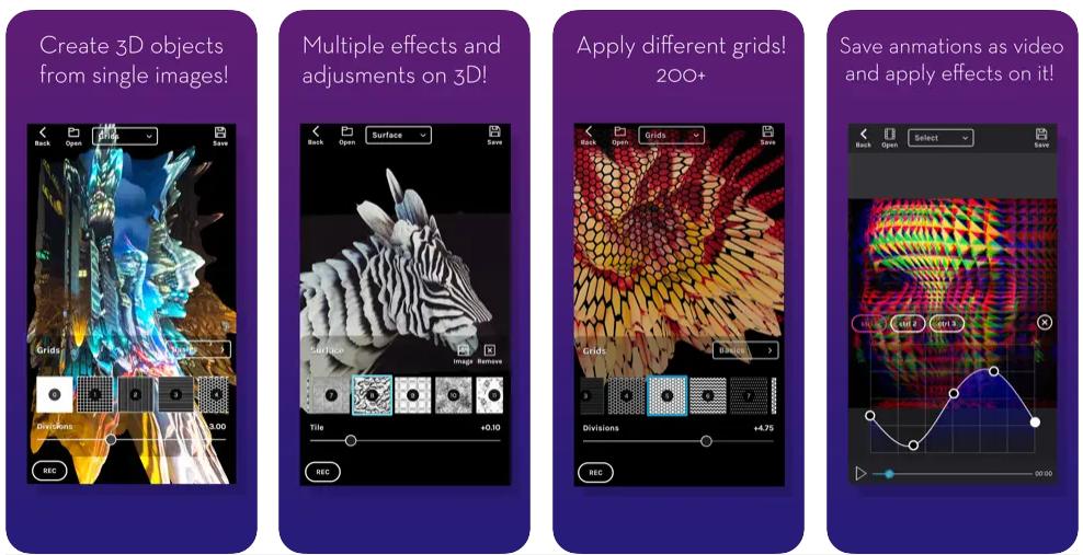 KinoGlitch苹果iOS版(iPhone/iPad为图像和视频添加3D效果)