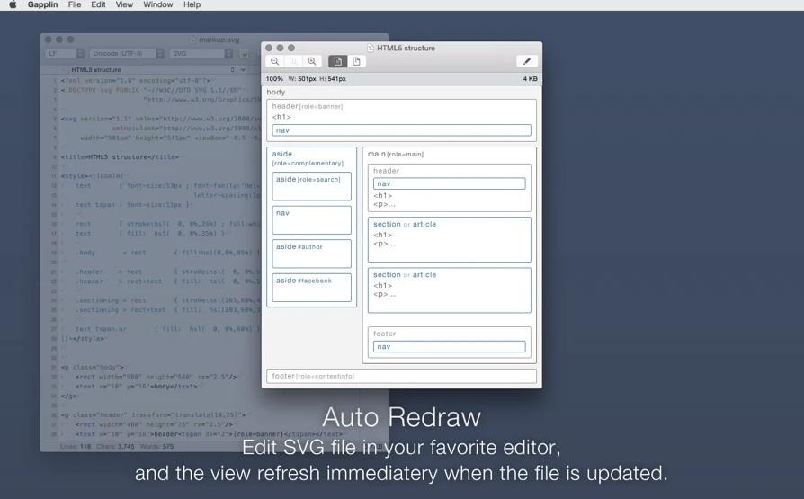 Gapplin for Mac - Mac SVG图片查看及格式转换器