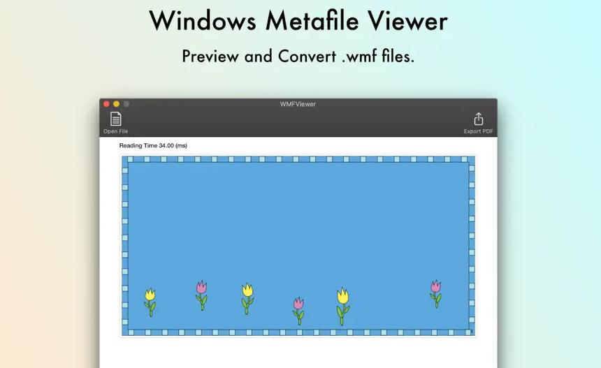 WMFViewer for Mac(mac WMF图片查看器)