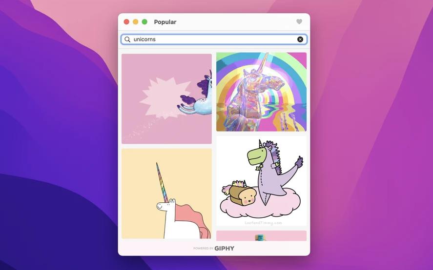 Jiffy for Mac - Mac快速搜索和发现来自GIPHY的Gif动图