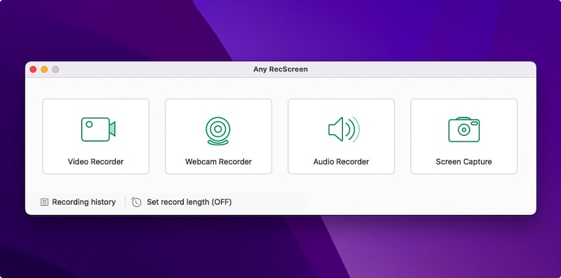 [Mac] Any RecScreen ：好用的屏幕录像软件