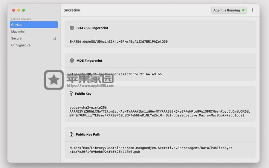Secretive - Mac存储和管理SSH密钥的工具