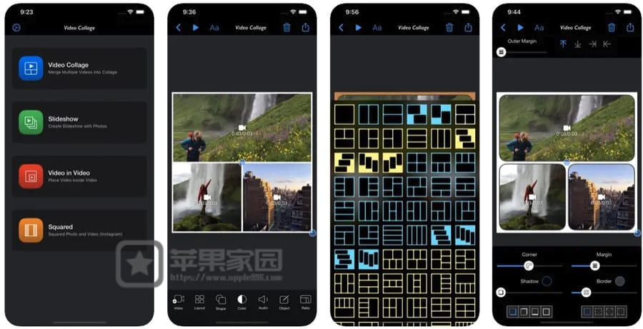 Video Collage - 苹果iPhone/iPad视频照片拼贴工具(含教程)