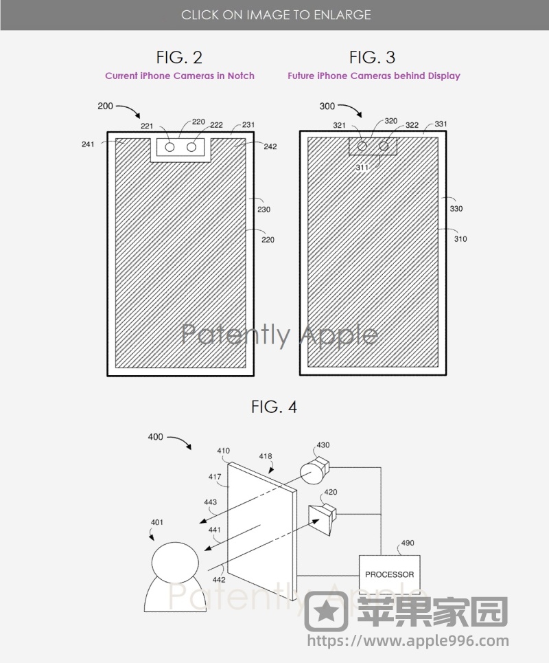 苹果申请屏下Face ID专利 ：消除 iPhone 刘海