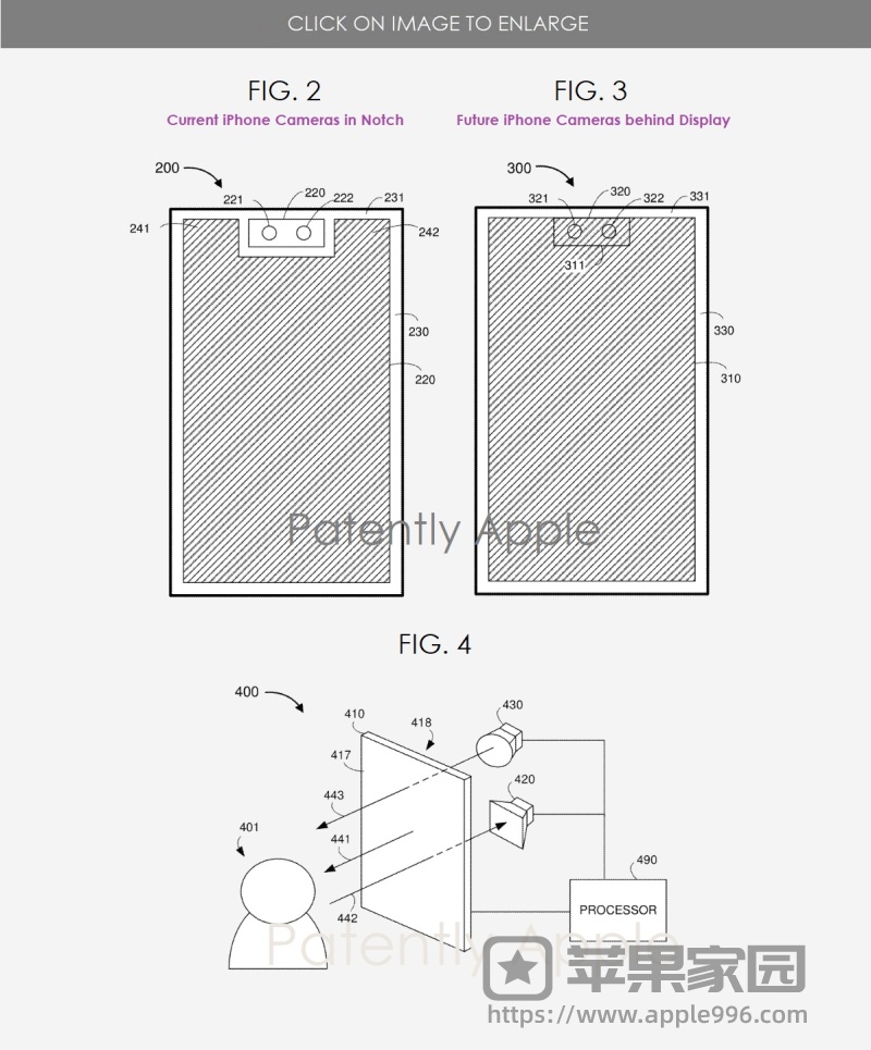 苹果申请屏下Face ID专利 ：消除 iPhone 刘海