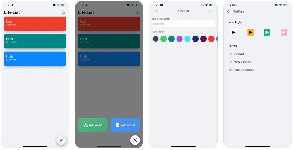 LiteList苹果iPhone版 - 任务清单软件