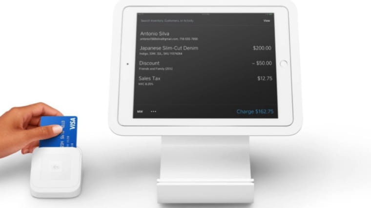 Square开发内置NFC读卡器iPad支架：支持点击支付