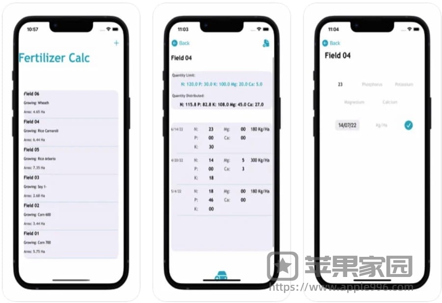 Fertilizer Calc App苹果iPhone版 - iPhone/iPad施肥计算器