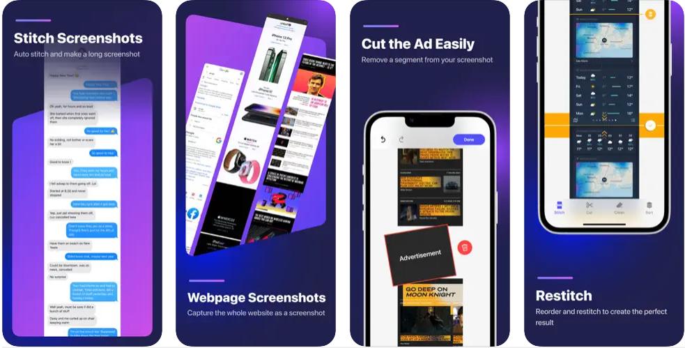 Stitch Photos - 苹果手机iPhone长截图软件