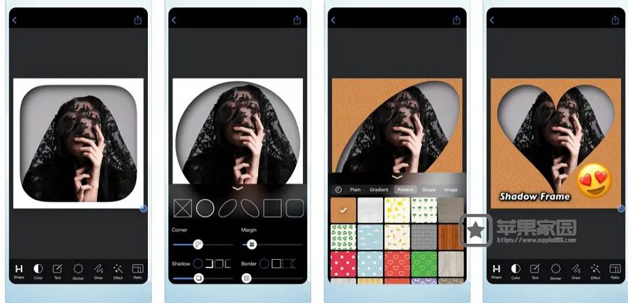 Shadow 3D Frame - 苹果iPhone/iPad照片加边框软件