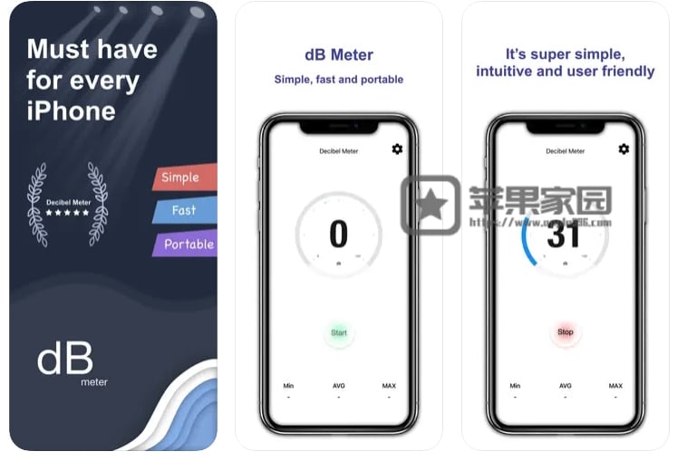 Decibel Meter - 苹果iPhone/iPad噪音测试软件