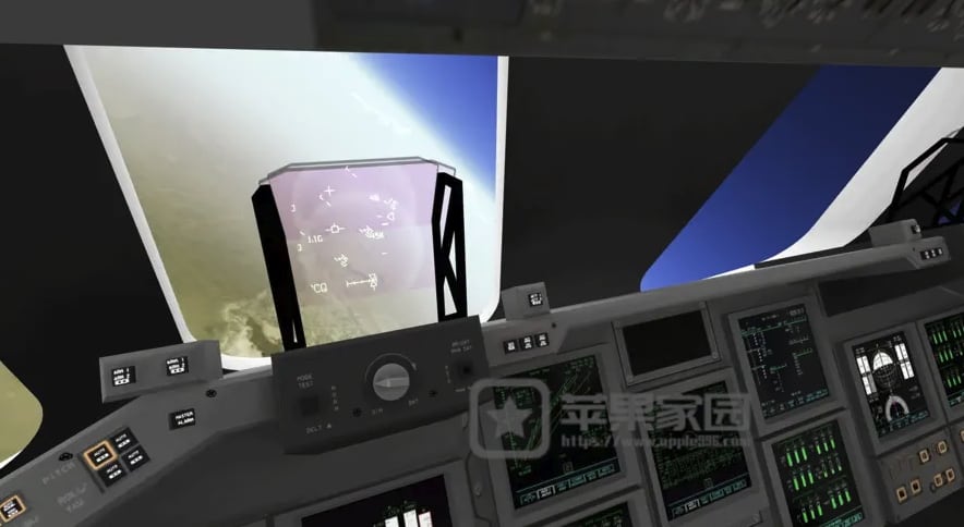 苹果iPhone/iPad模拟飞行游戏 ： F-Sim Space Shuttle