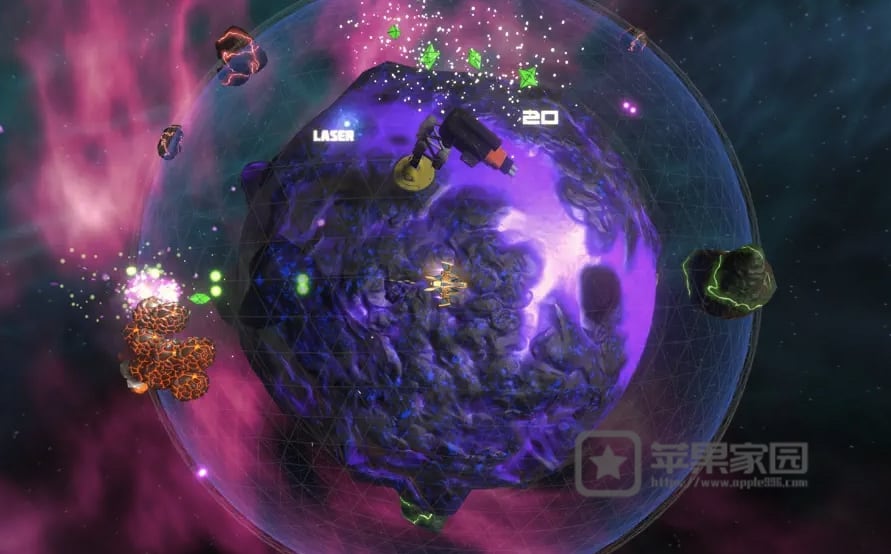 Orbital Invaders - 苹果Mac太空射击游戏