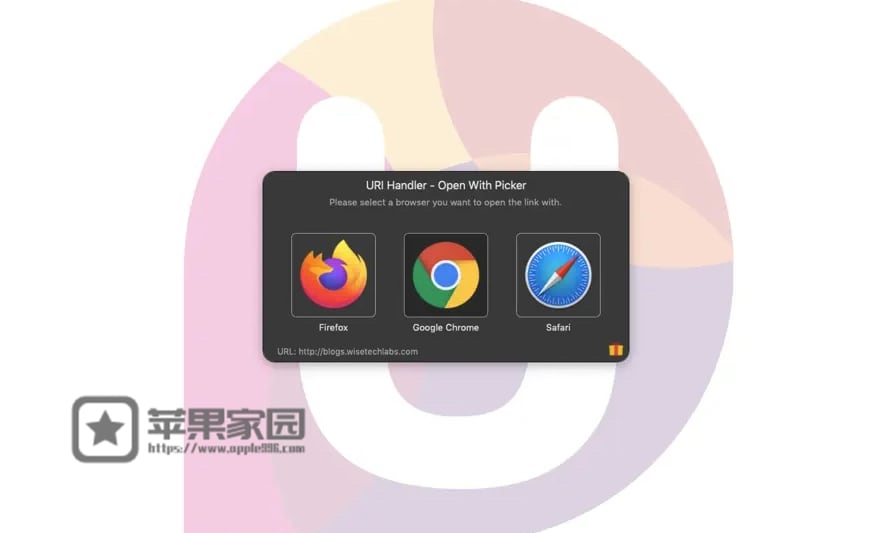 URI Handler - Mac快速选择浏览器打开不同网页(附教程)