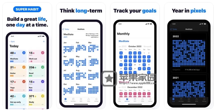 Habits Tracker - 苹果iPhone习惯养成app