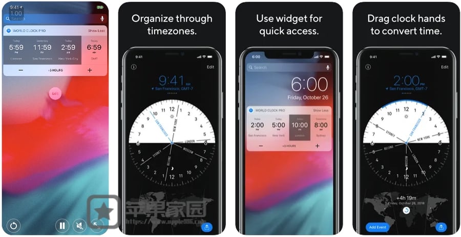 World Clock Pro Mobile - 苹果iPhone世界时钟软件