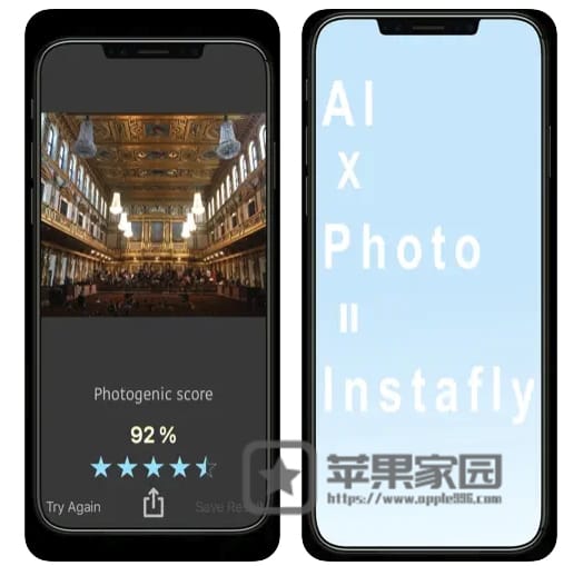 Instafly - 苹果iPhone/iPad基于AI的照片评分软件