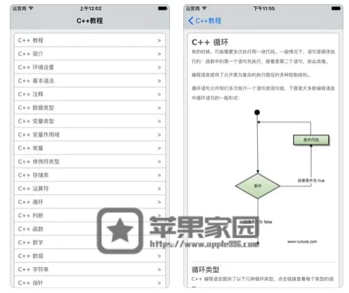 C++编程 - 苹果iPhone/iPad的C++语言学习入门app