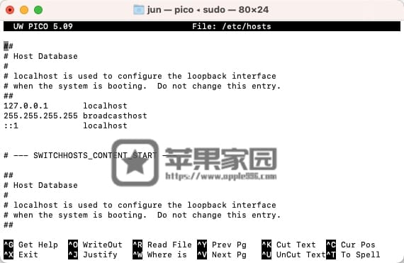 mac的hosts文件在哪(mac的hosts文件所载目录位置)