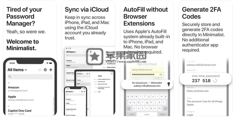 Minimalist - 苹果Mac/iPhone/iPad密码管理器（含教程）