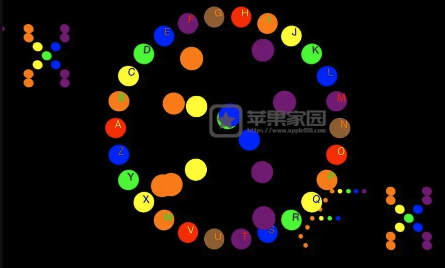 letters matrix - 苹果iPhone/iPad学习英文字母app(含教程)