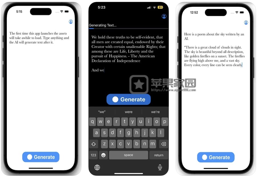 AI Text Generation - 苹果Mac/iPhone/iPad的AI文章自动生成器(含教程)