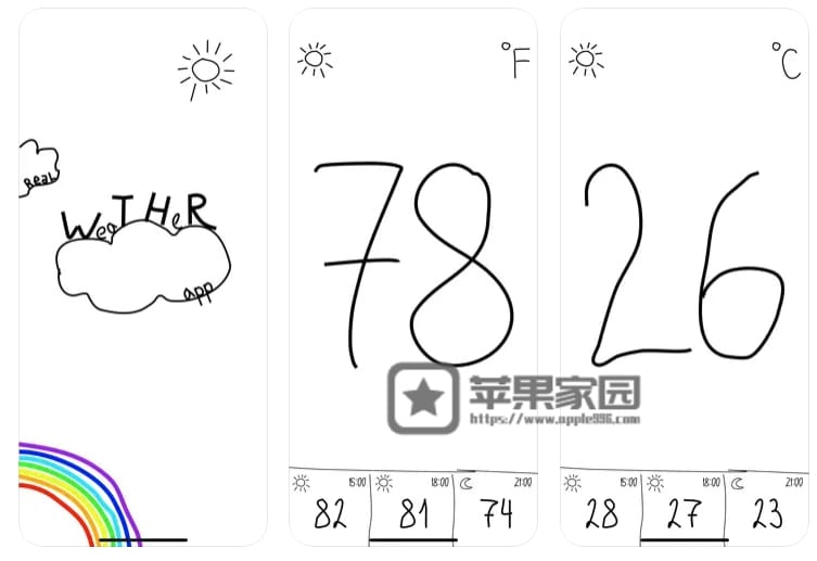 Real Weather App - 苹果iPhone/iPad天气预报软件(含教程)