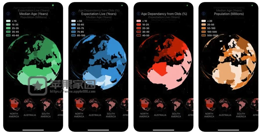 WorldData - 苹果iPhone/iPad全球问题的学习类App(含教程)