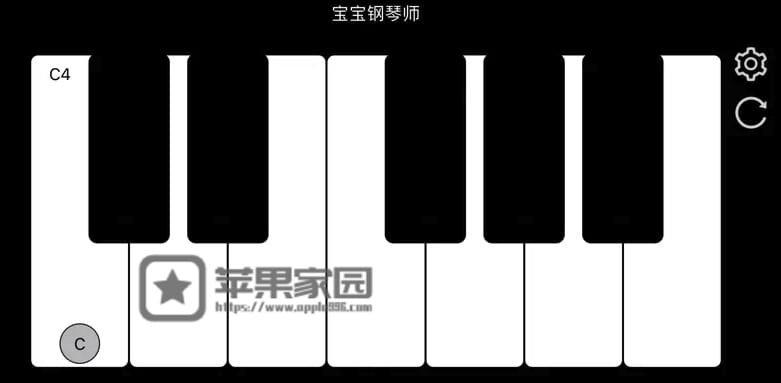 宝宝钢琴师 - 苹果iPhone/iPad钢琴入门自学教程软件(含教程)