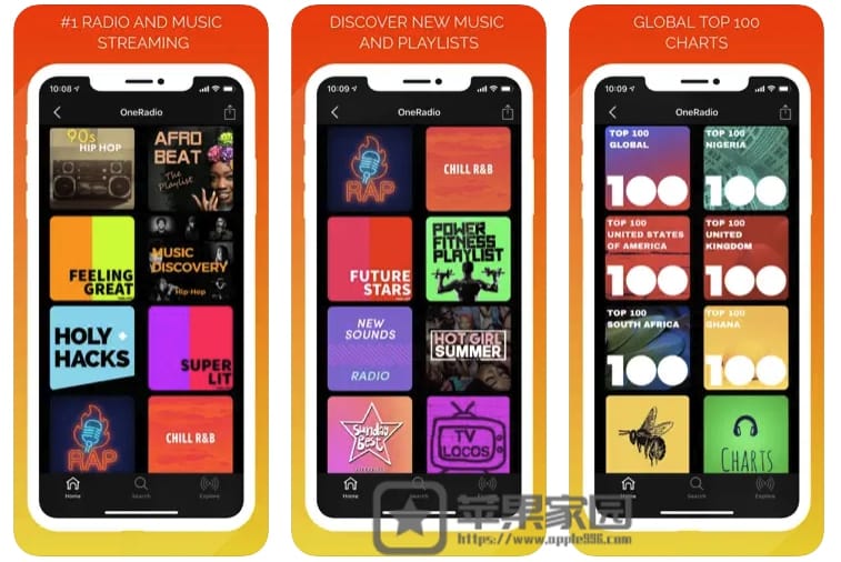 OneRadio Music - 苹果iPhone/iPad电台软件(含教程)