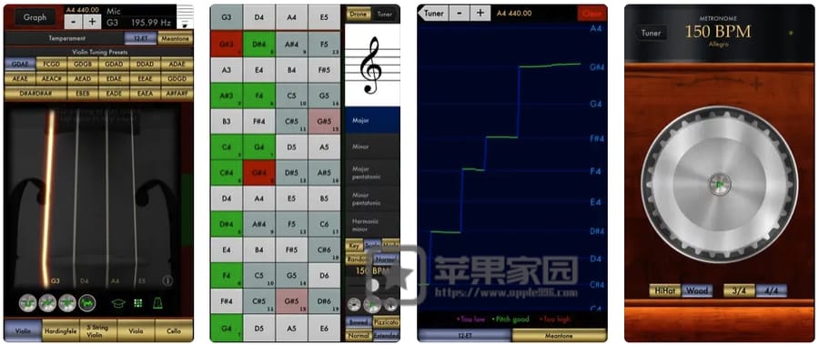 Violin Multi-Tuner - 苹果iPhone/iPad调音软件(含教程)