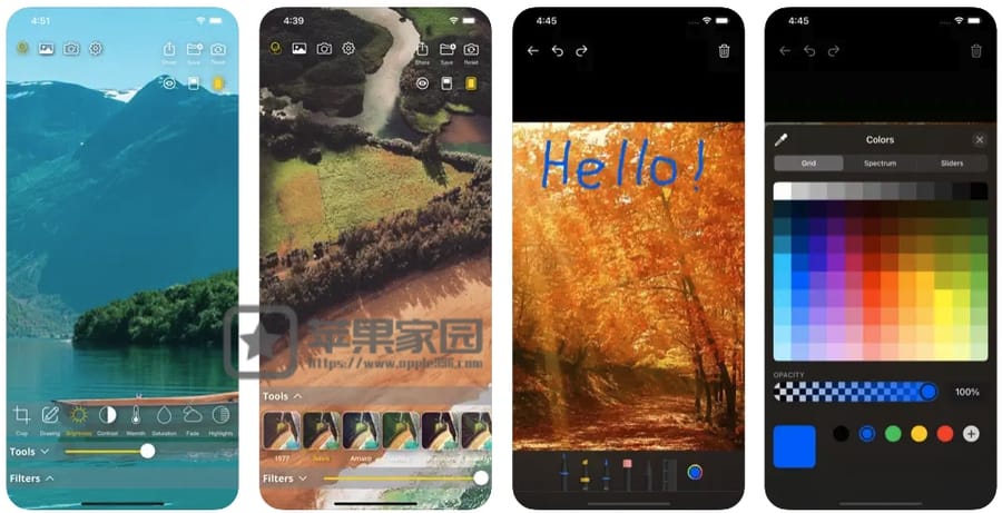 Photo Editor Express+ ：苹果iPhone修图软件(含教程)
