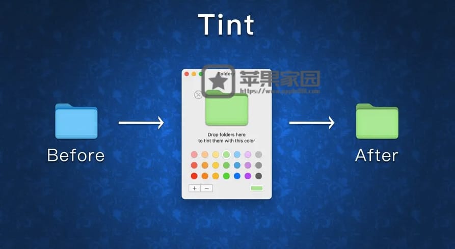 Foldery - Mac文件夹彩色标签工具(含教程)