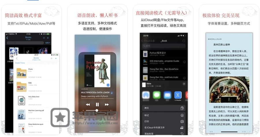 EPub阅读器 - 苹果Mac/iPhone/iPad的电子书阅读器(含教程)