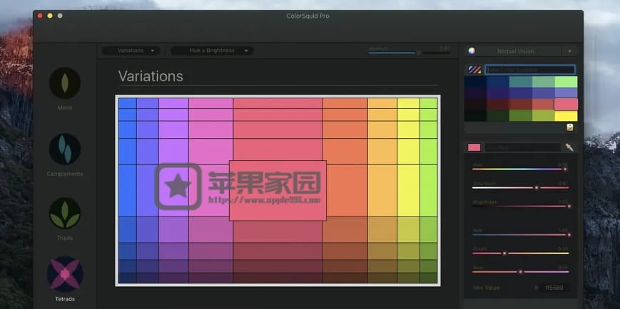 ColorSquid - 苹果Mac配色软件