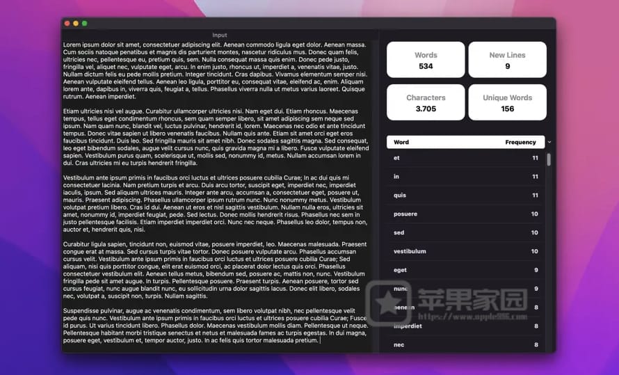 Text Info - Mac文字统计软件