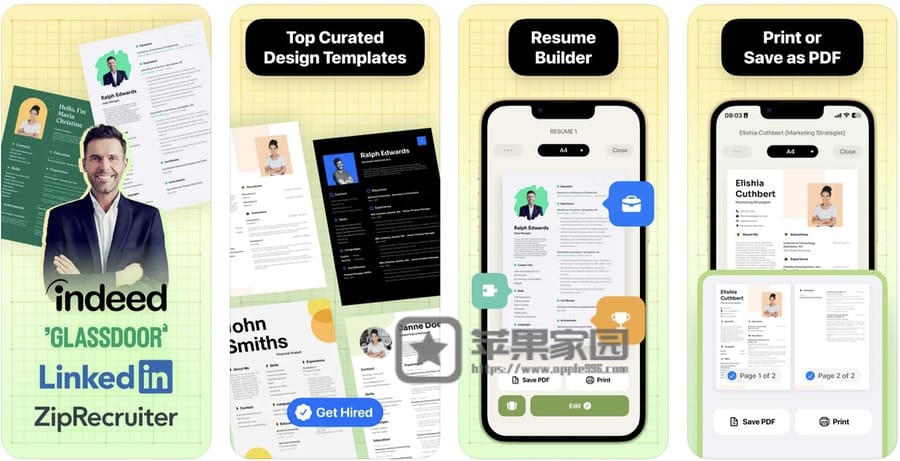 Resume Builder· - 苹果手机制作简历app