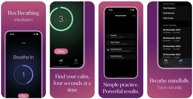 Exhale Inhale:iPhone/iPad呼吸练习冥想工具