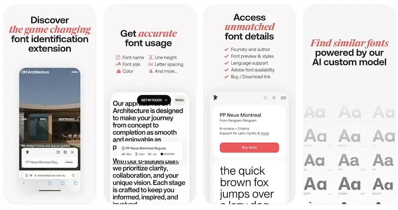 Fonts Ninja :字体识别软件,支持Mac/iPhone/iPad轻松识别字体
