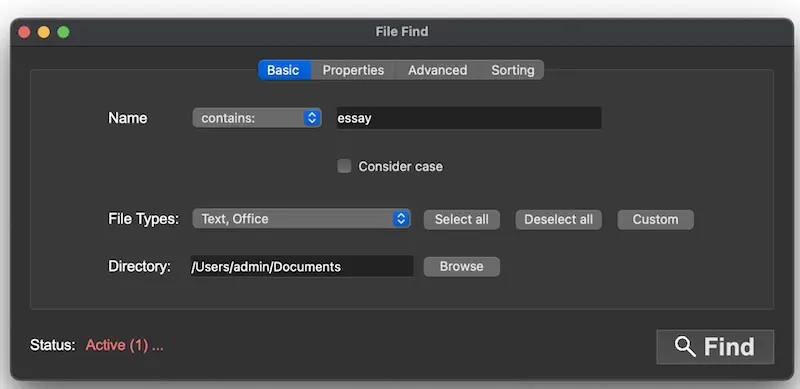 File Find for Mac:mac查找文件工具,快速找到文件