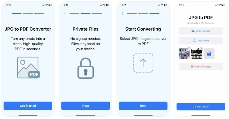 JPG to PDF Converter:iPhone/iPad的图片转PDF转换器,轻松转换图片为PDF
