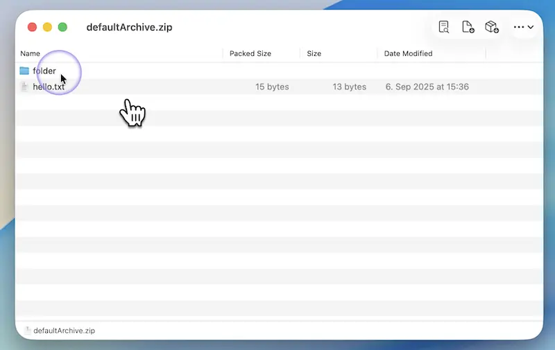 MacPacker:开源免费的压缩文件管理器