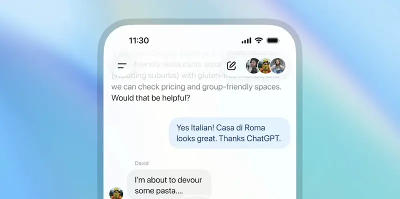 ChatGPT 即将在四个地区推出群聊功能